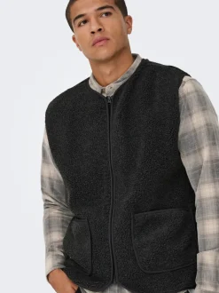 ONSTONY Fleece spencer
