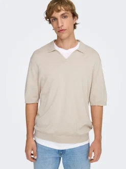 ONSWYLER Gebreide polo