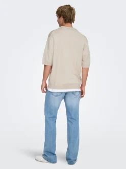 ONSWYLER Gebreide polo