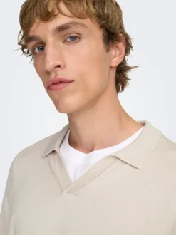 ONSWYLER Gebreide polo