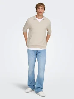 ONSWYLER Gebreide polo