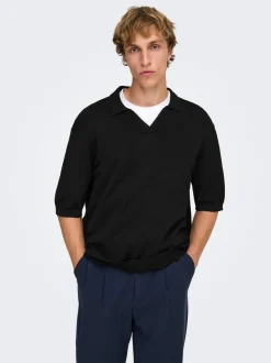 ONSWYLER Gebreide polo