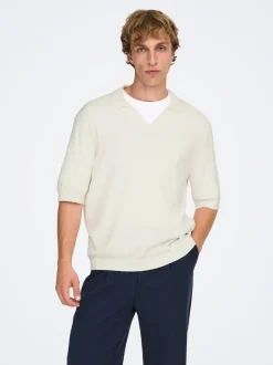 ONSWYLER Gebreide polo