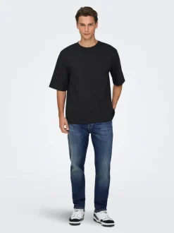 ONSYOKE Mid rise Tapered fit Jeans