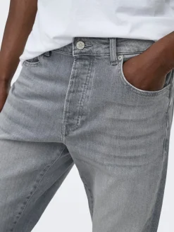 ONSYOKE Mid rise Tapered fit Stretch Jeans