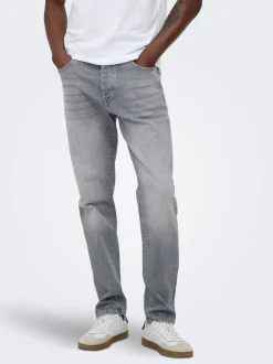 ONSYOKE Mid rise Tapered fit Stretch Jeans