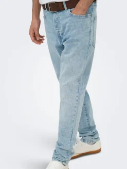 ONSYOKE Mid rise Tapered fit Stretch Jeans