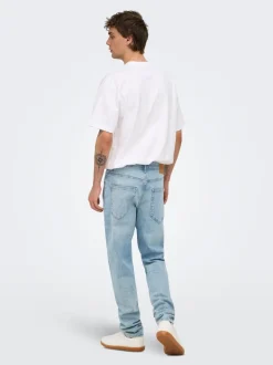 ONSYOKE Mid rise Tapered fit Stretch Jeans