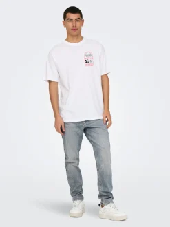 ONSYOKE Mid rise Tapered fit Jeans