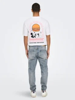 ONSYOKE Mid rise Tapered fit Jeans