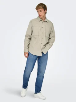 ONSYOKE Mid rise Tapered fit Stretch Jeans