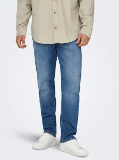 ONSYOKE Mid rise Tapered fit Stretch Jeans