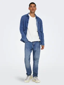 ONSYOKE Mid waist Cropped fit Jeans