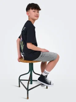 OSJEDGE Mid rise Straight fit Shorts