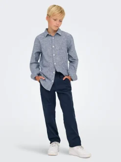 OSJLINUS Tapered fit Linnen Broeken