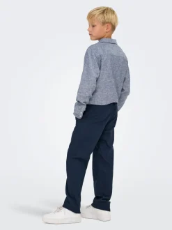 OSJLINUS Tapered fit Linnen Broeken