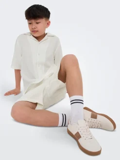 OSJTEL-PAS Mid rise Regular fit Shorts