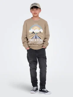 OSJYOKE Mid rise Tapered fit Jeans